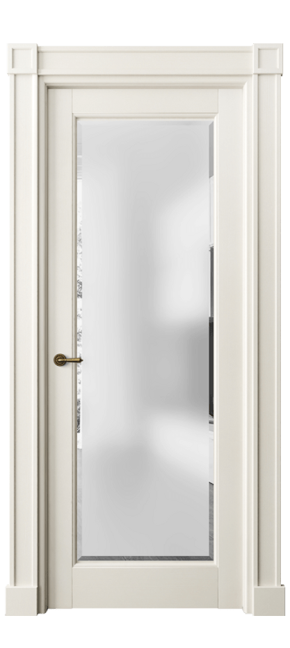 Межкомнатная дверь Тоскана Плано 6300 Бук венециана Сатинированное стекло с фацетом Цена 154559 ₽ | Volhovec