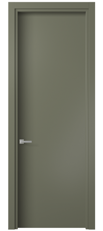 Межкомнатная дверь Планум 0010 Матовый оливковый тёмный  Цена 43699 ₽ | Volhovec