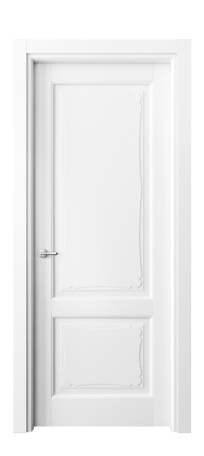 Межкомнатная дверь Тоскана Элегантэ 6323 Матовый белоснежный  Цена 104499 ₽ | Volhovec