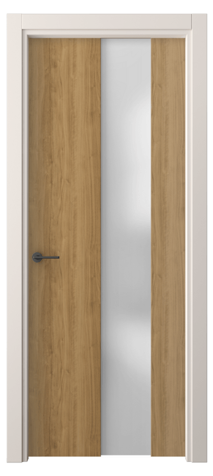 Межкомнатная дверь Фридом 4226 Грецкий орех Сатинированное стекло Цена 42399 ₽ | Volhovec