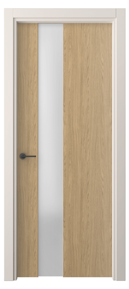 Межкомнатная дверь Фридом 4224 Жемчужный дуб Сатинированное стекло Цена 42399 ₽ | Volhovec