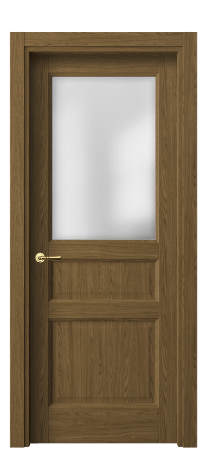 Межкомнатная дверь Галант 1432 Торфяной дуб Сатинированное стекло Цена 37999 ₽ | Volhovec