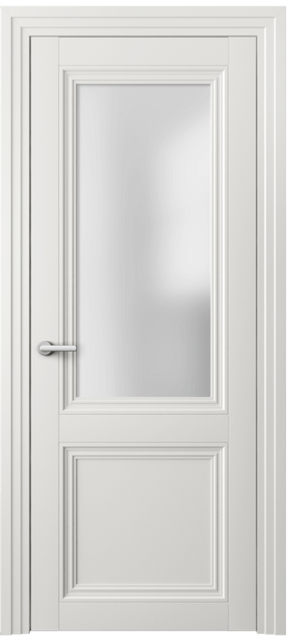 Межкомнатная дверь Центро 2524 Матовый серый Сатинированное стекло Цена 77599 ₽ | Volhovec