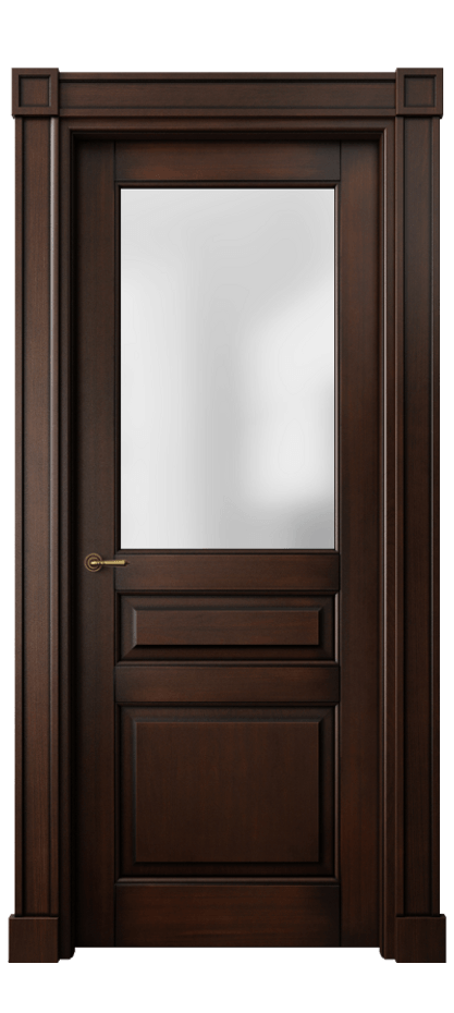 Межкомнатная дверь Тоскана Плано 6304 Бук тёмный с патиной Сатинированное стекло Цена 157559 ₽ | Volhovec