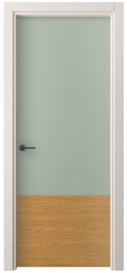 Дверь межкомнатная 4229 ПЭСО. Цвет ПЭТ светло-оливковый. Материал ПЭТ. Коллекция Фридом. Картинка.
