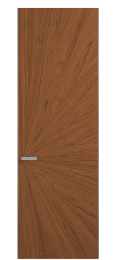 Дверь межкомнатная 0206 ОМДМР Орех медный матовый. Цвет Орех медный матовый рифт. Материал Радиальный шпон НатурВуд. Коллекция Рифт. Картинка.