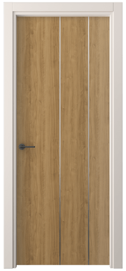 Дверь межкомнатная 4205 ГОР. Цвет Грецкий орех. Материал Ламинатин. Коллекция Фридом. Картинка.