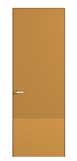 Дверь межкомнатная 8203 Пастельно-жёлтый RAL 1034. Цвет RAL Пастельно-жёлтый RAL 1034. Материал Гладкая эмаль. Коллекция Вельвет. Картинка.