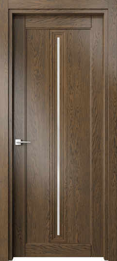 Дверь межкомнатная 6123 ДСЕ САТ. Цвет Дуб серый. Материал Массив дуба. Коллекция Эго. Картинка.