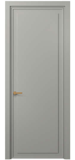Дверь межкомнатная 8602 МНСР . Цвет Матовый нейтральный серый. Материал Гладкая эмаль. Коллекция Фрэйм. Картинка.