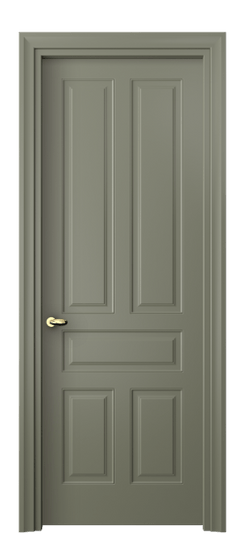 Дверь межкомнатная 8531 МОТ. Цвет Матовый оливковый тёмный. Материал Гладкая эмаль. Коллекция Эссе. Картинка.