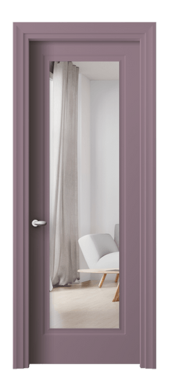 Дверь межкомнатная 8503 Пастельно-фиолетовый RAL 4009 ЗЕР. Цвет RAL Пастельно-фиолетовый RAL 4009. Материал Гладкая эмаль. Коллекция Эссе. Картинка.