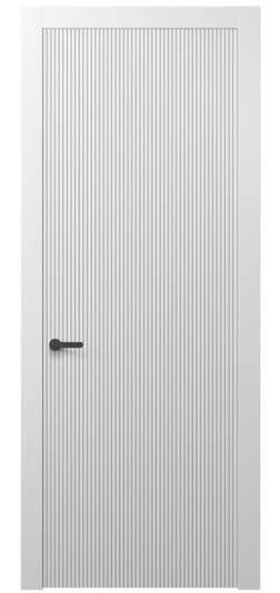Дверь межкомнатная 8621 МБЛ. Цвет Матовый белоснежный. Материал Гладкая эмаль. Коллекция Дюна. Картинка.