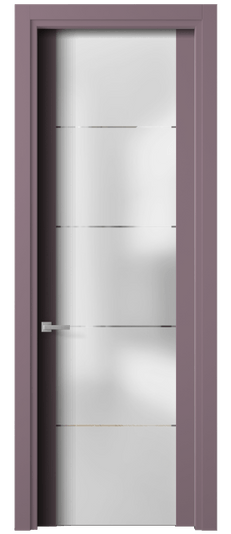 Дверь межкомнатная 4114 - planum Пастельно-фиолетовый RAL 4009. Цвет RAL Пастельно-фиолетовый RAL 4009. Материал Гладкая эмаль. Коллекция Планум. Картинка.