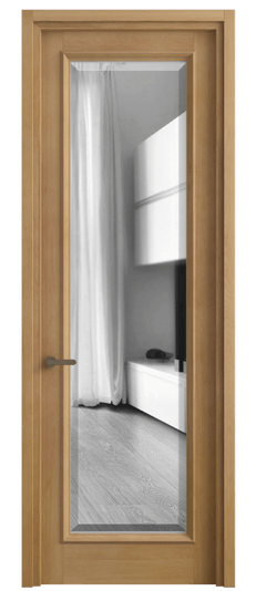 Дверь межкомнатная 6702 БНМ ЗЕР ФАЦ. Цвет Бук натуральный матовый. Материал Массив бука матовый. Коллекция Шарм. Картинка.