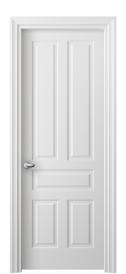 Дверь межкомнатная 8531 МБЛ. Цвет Матовый белоснежный. Материал Гладкая эмаль. Коллекция Эссе. Картинка.