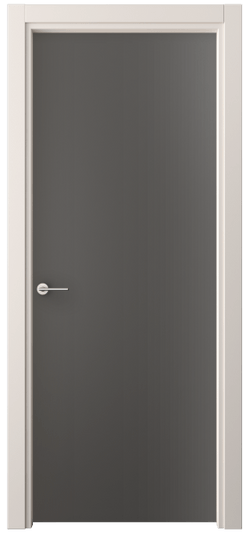 Дверь межкомнатная 0010 ПЭГФ. Цвет ПЭТ графитовый. Материал ПЭТ. Коллекция Фридом. Картинка.