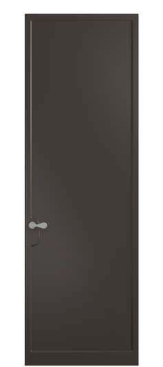 Дверь межкомнатная 7501 МАН. Цвет Матовый антрацит. Материал Гладкая эмаль. Коллекция Софтформ. Картинка.